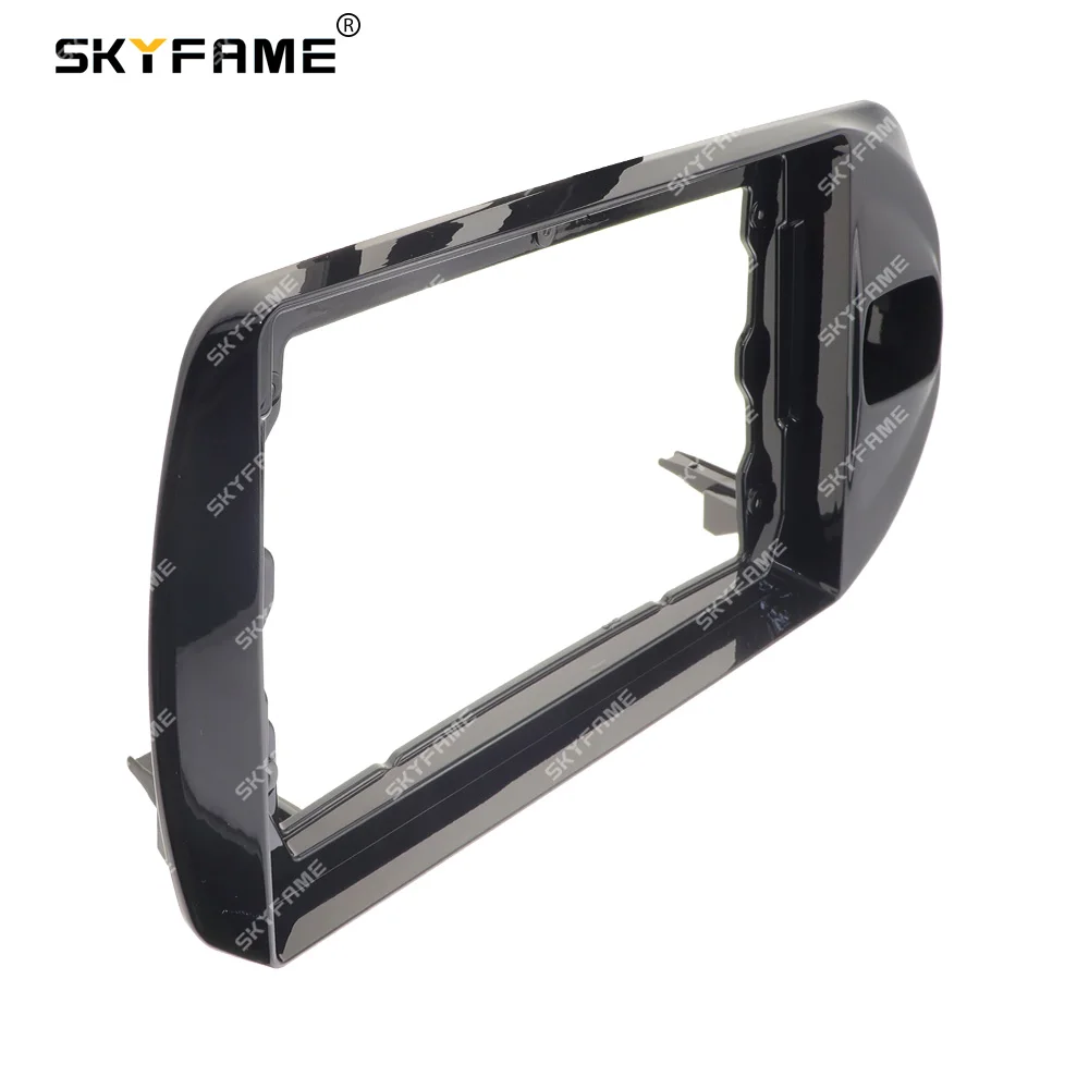 SKYFAME إطار السيارة فآسيا محول أندرويد راديو داش تركيب لوحة عدة لتويوتا فيتز 3 XP130 يارس