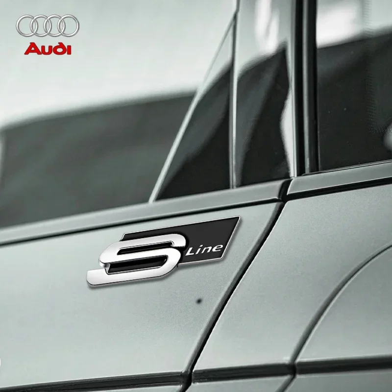 1 قطعة جسم السيارة شعار شارة ملصق اكسسوارات لأودي S خط Sline A4 A5 A7 S4 RS4 A6 TT A1 A2 A3 Q1 Q2 Q3 Q5 Q8 السيارات السلع #6