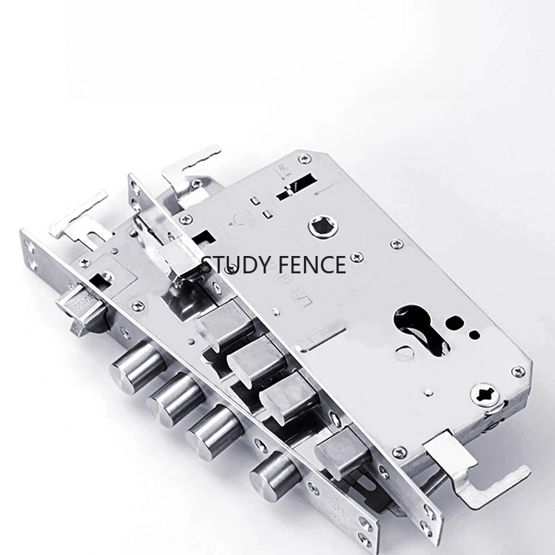 Stainless Steel Anti-theft Door Lock Body Silent Door Lock Body Universal Bedroom Lock Body Hardware Accessories Without Keys