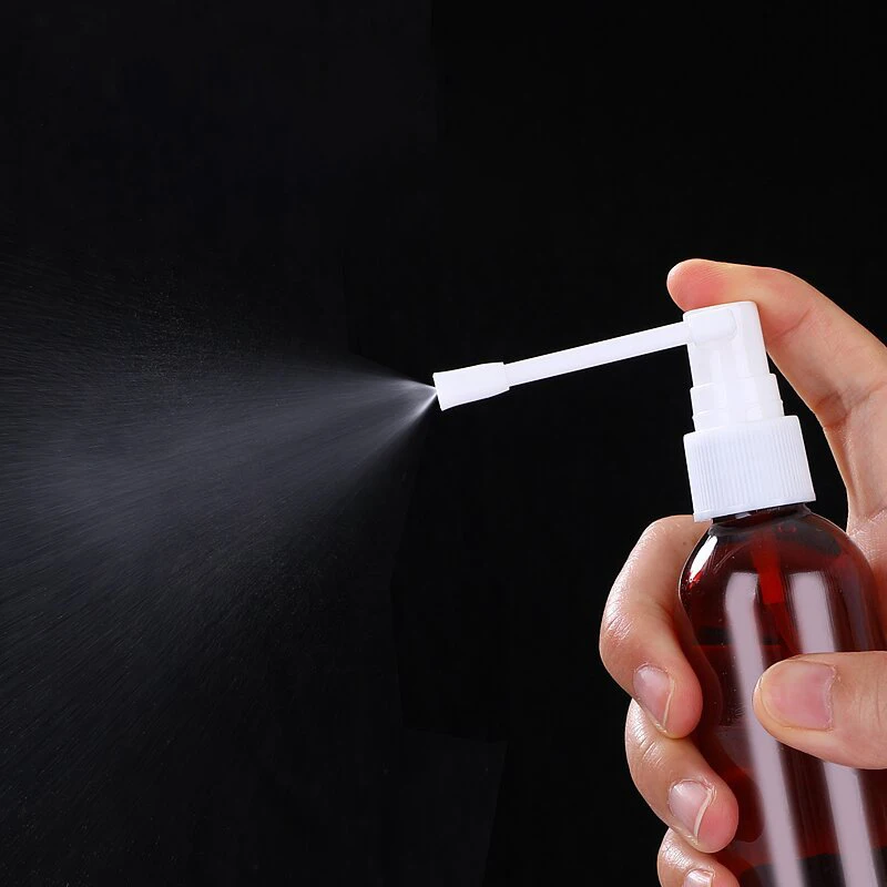 10-100ml PET Spray Bottle Elephant Trunk Spray Bottle 360° Rotating Rocker Nasal Spray Pot DIY Cosmetic Spray Jar