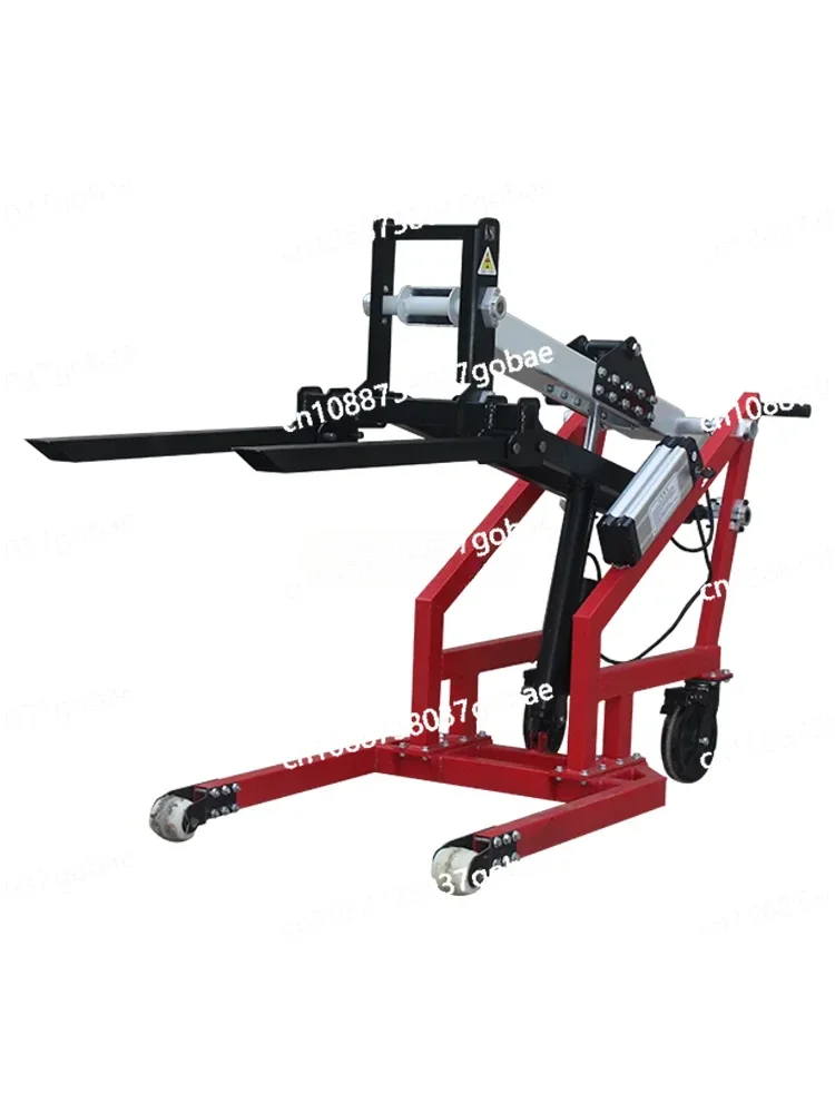 Electric Small Forklift Crank Arm Portable Loading and Unloading Hydraulic Lifting Electric Fork Stacker