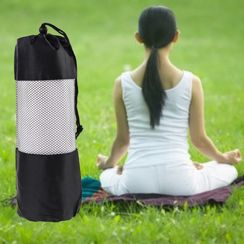 Sport Exercise Mat Carry Strap Drawstring Bag Gym Bag Fitness Backpack 35*10.5cm Outdoor Yoga Bag Canvas Practical Yoga Pilates