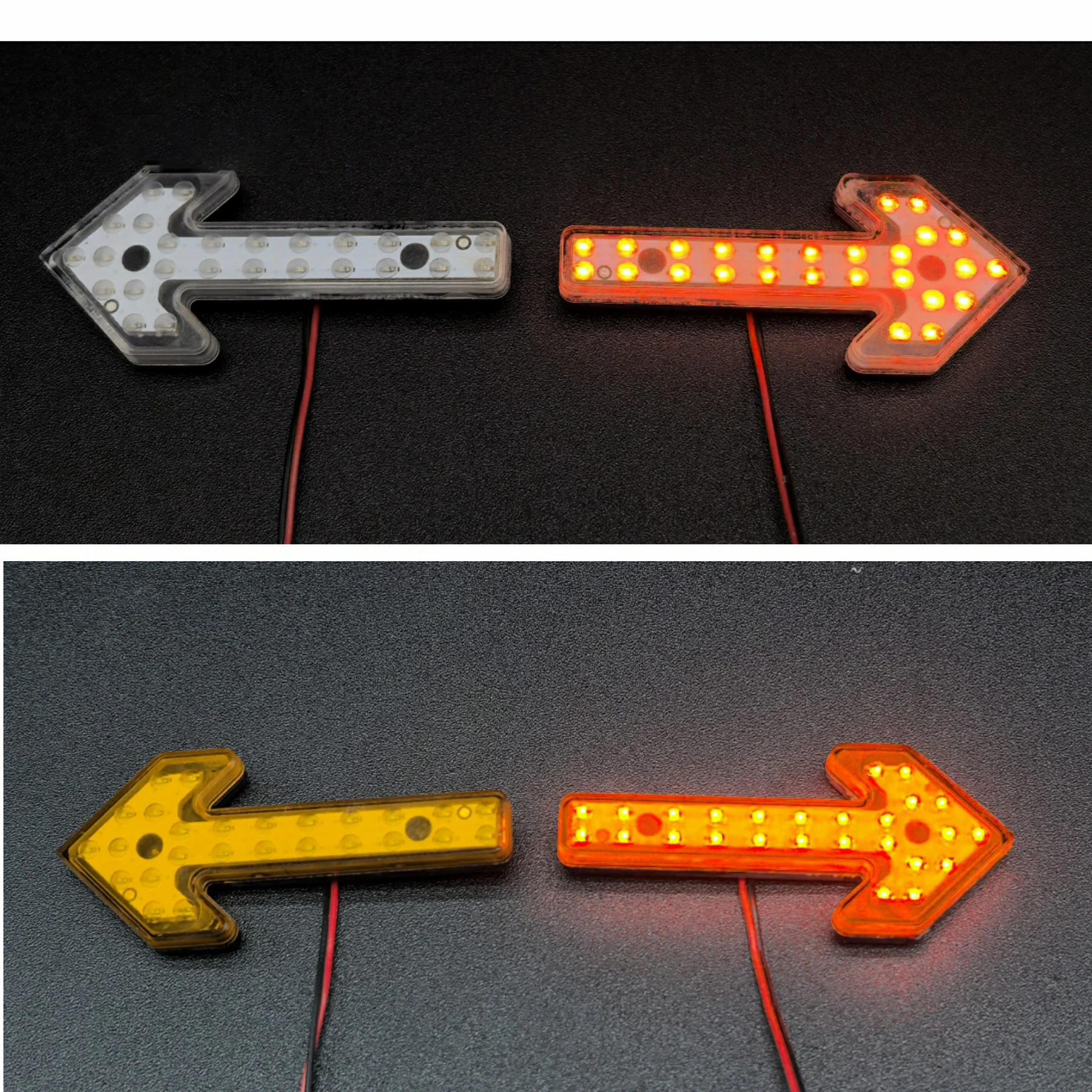 

RC LED Arrow Light Warning Light Signal Light For Tamiya 1/14 RC Truck Tractor Scania 770S Volvo Benz Arocs TGX Car Parts Toys