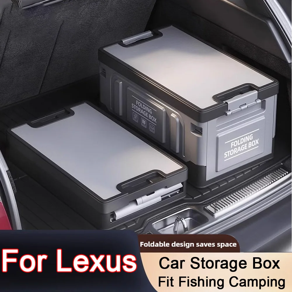 New Car Trunk Storage Box Foldable Auto Trunk Camping Organizer Box For Lexus NX GS RX IS ES GX LX RC 200 250 350 LS 450H 300H