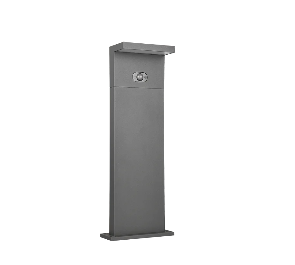 Picture 6: LED external pole C/motion sensor, aluminium, anthracite, H60 cm, Blyde