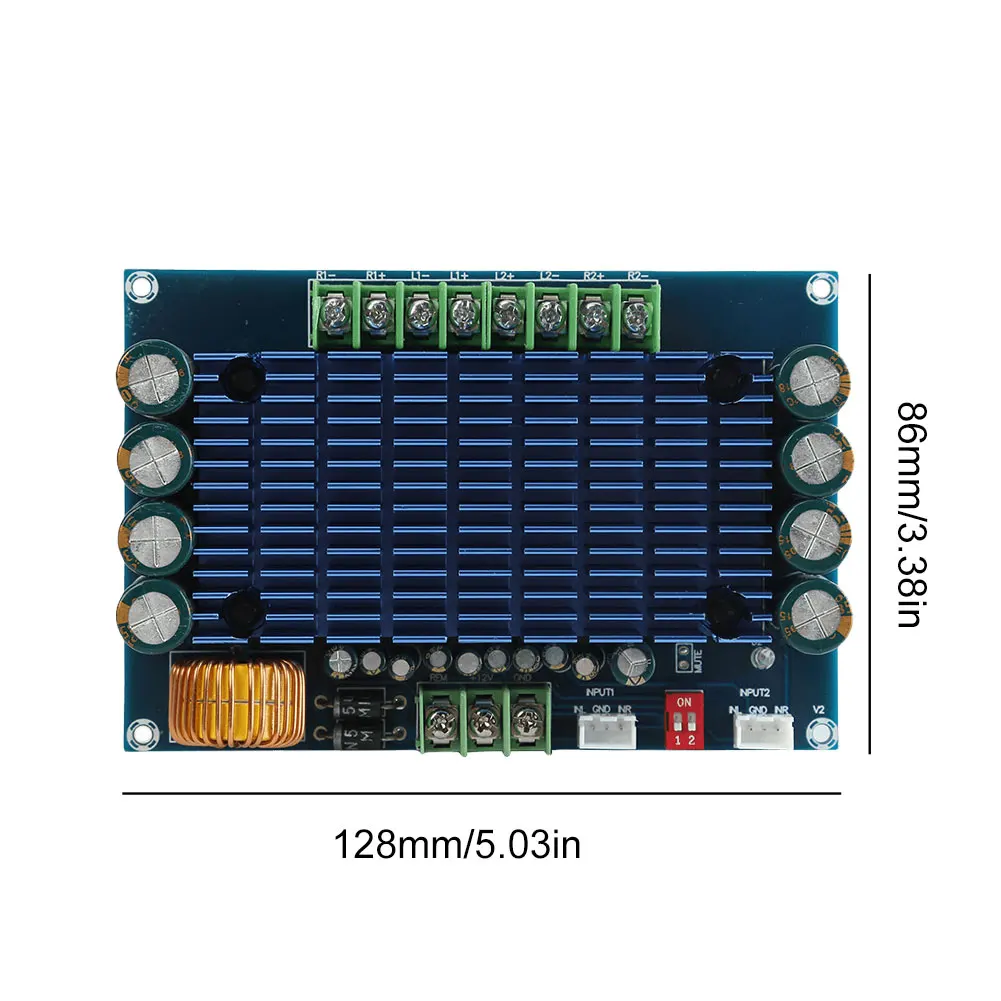 XH-M180 TDA7850 High Power Audio Amplifier Board Module DC 12V 2/4 Channel Car Audio Amplifier Board Module Electronic Component