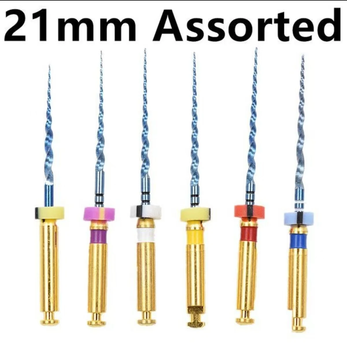 6Pcs/Set Dental Protaper Rotary Instrument Heat Activation Flexible Engine Files For Root Canal Tool Dentistry Material Tools