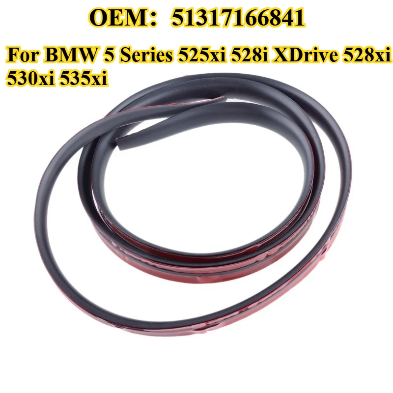 

For BMW 5 Series 525xi 528i XDrive 528xi 530xi 535xi Front Upper Windshield Windscreen Weatherstrip Seal Fit OEM：51317166841