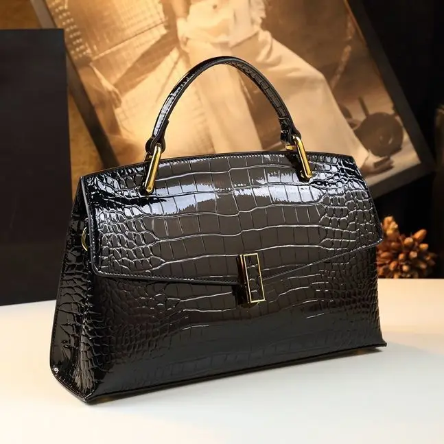 New Fashion Alligator Pattern Women Handbags European Design Pu Leather Shoulder Bags Female Girl Brand Luxury Crossbody Bag