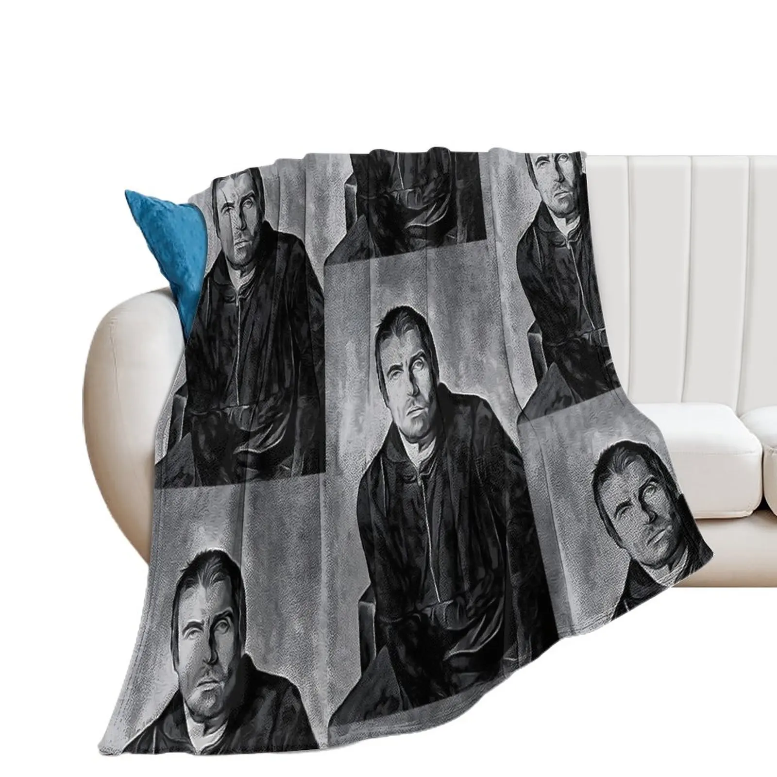 Liam Gallagher Throw Blanket Decorative Sofa Sleeping Bag Blankets