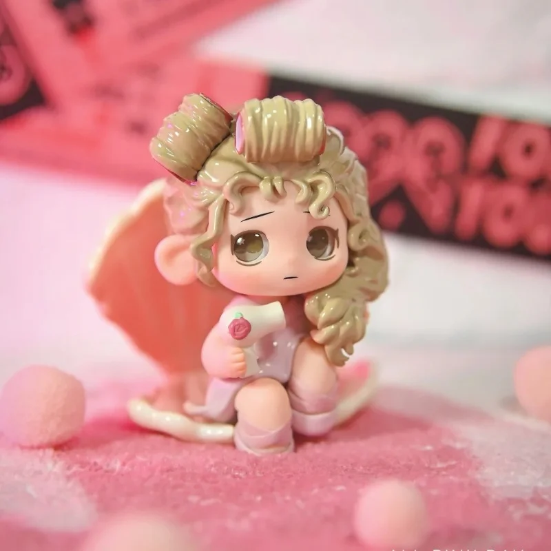 Echte All Pink Day Oona V2-serie Blind Box Trendy Model Mooie Desktop Ornament Mystery Box Collection Beeldje Verrassingscadeau