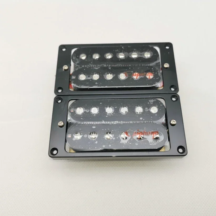 1 Set Original  Standard  Electric Guitar Alnico Bar Humbucker Pickup Chrome Gold Black zebra MADE IN KOREA