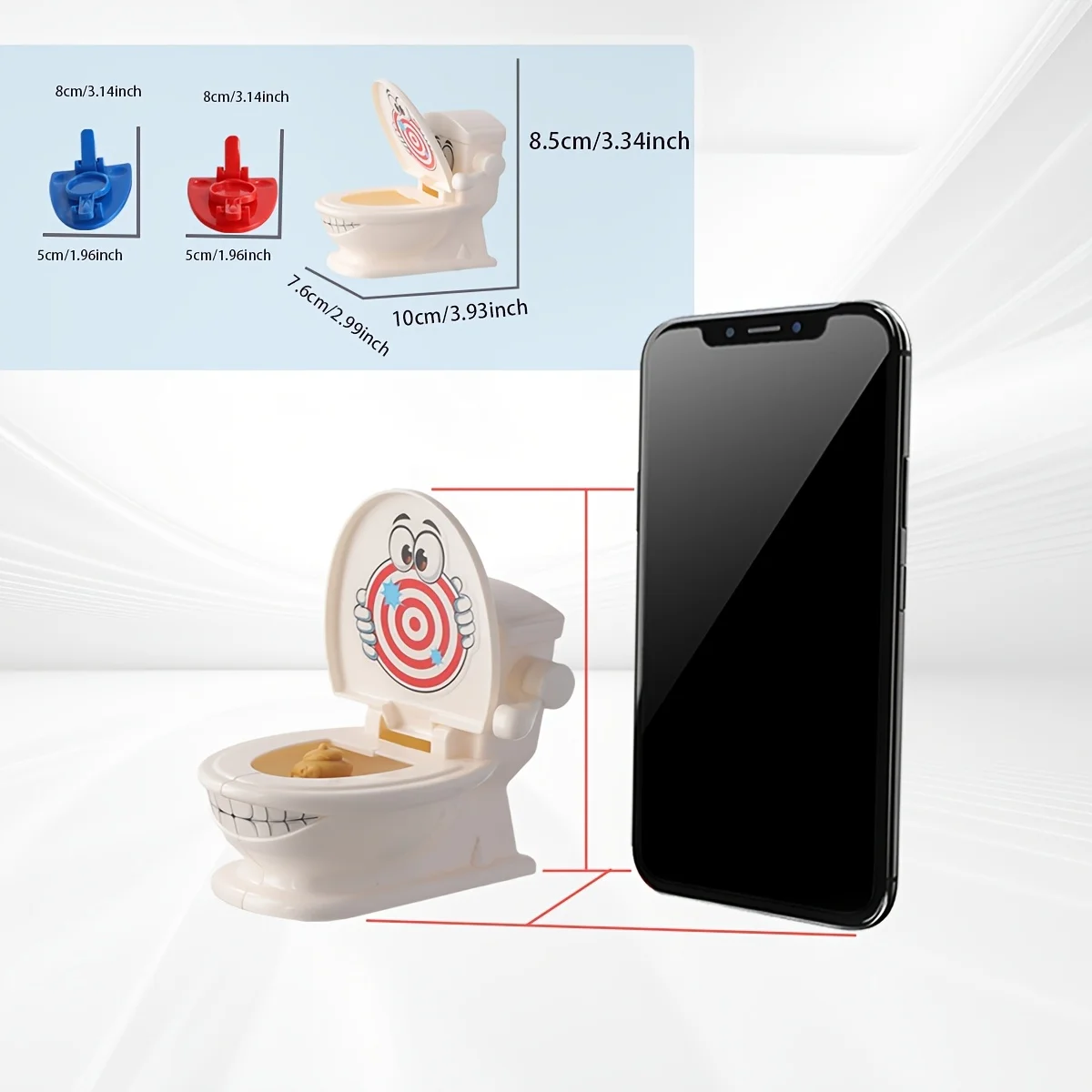 Zabawna gra strzelanka - zawiera 1 zabawkę, 2 podajniki i 6 miękkich plastikowych zabawek.