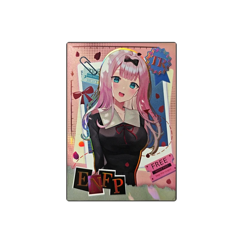 Anime Goddess Story Diy Homemade 5M09TR Card cartoon character Fujiwara Chika Collectible card toy Christmas birthday gift