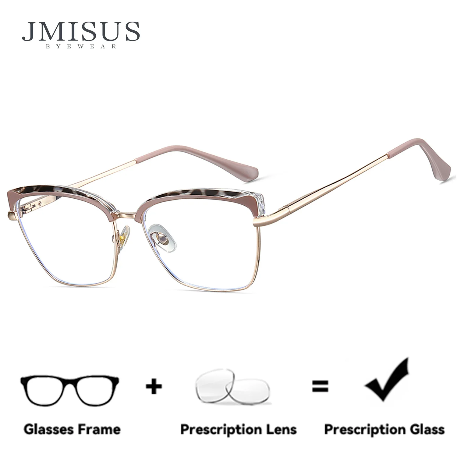 

JMISUS 2026 New Arrivals Custom Cat Eye Prescription Glasses Women Anti-Blue Ray Photochromic Butterfly Multifocal Eyewear