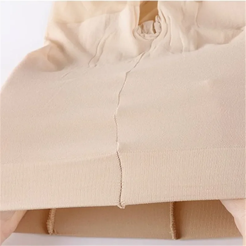 Glatte Seide Fußlose Strümpfe Sommer Sonnenschutz Ultradünne Transparente Strumpfhosen Frauen Durchsichtige Fingerlose Socken Für Heels Medien – Detail 4