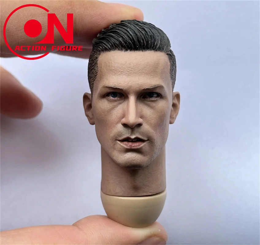 1/6 Scale Man Head Sculpt German Armored Division Engineer Head Carving Model Fit 12'' Male Soldier Action Figure Body Dolls