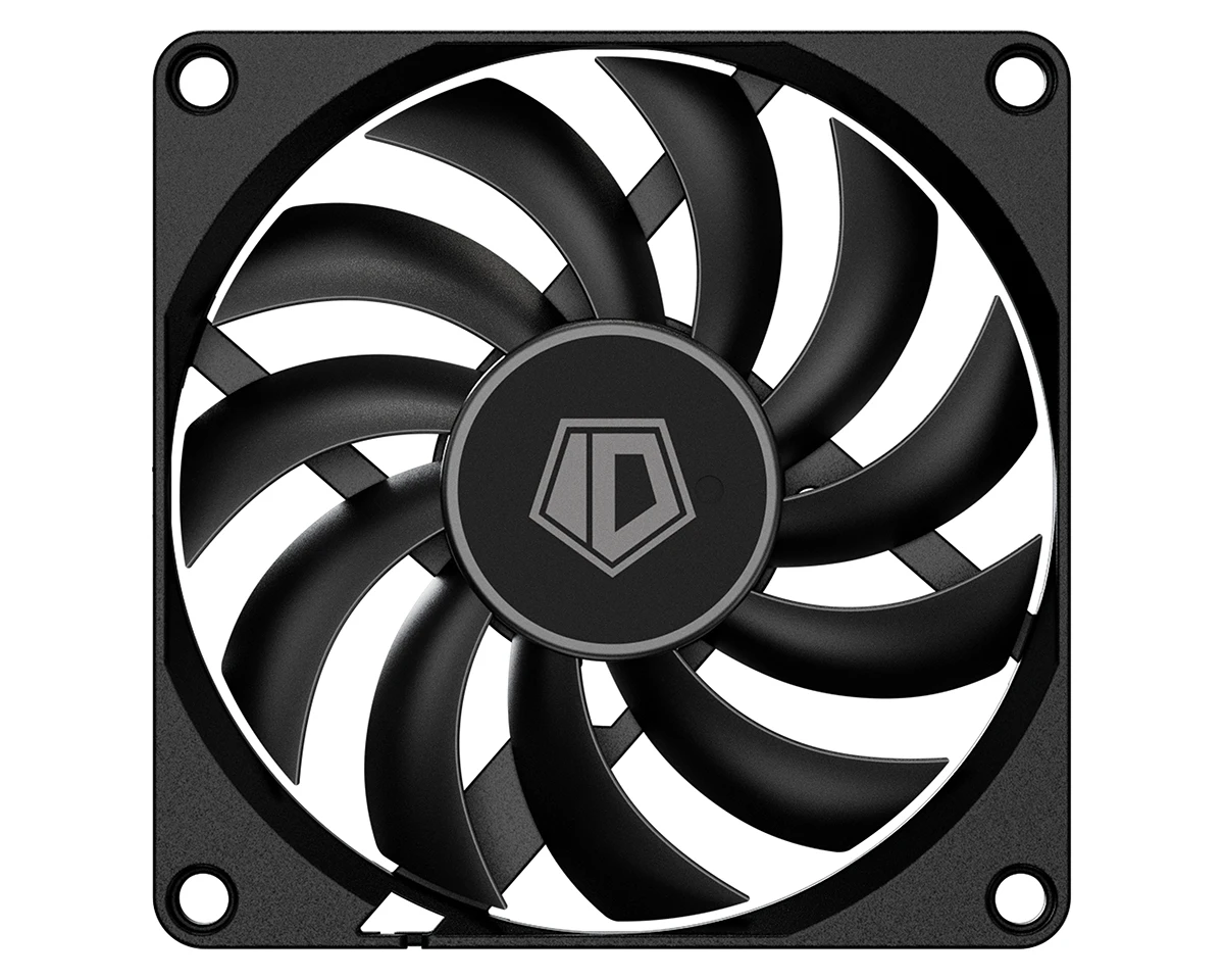 ID-COOLING NO-8010-PWM 80CM PC Case Cooling Fan 10mm Ultra Thin Design Intelligent Temperature Control Cooling Fan
