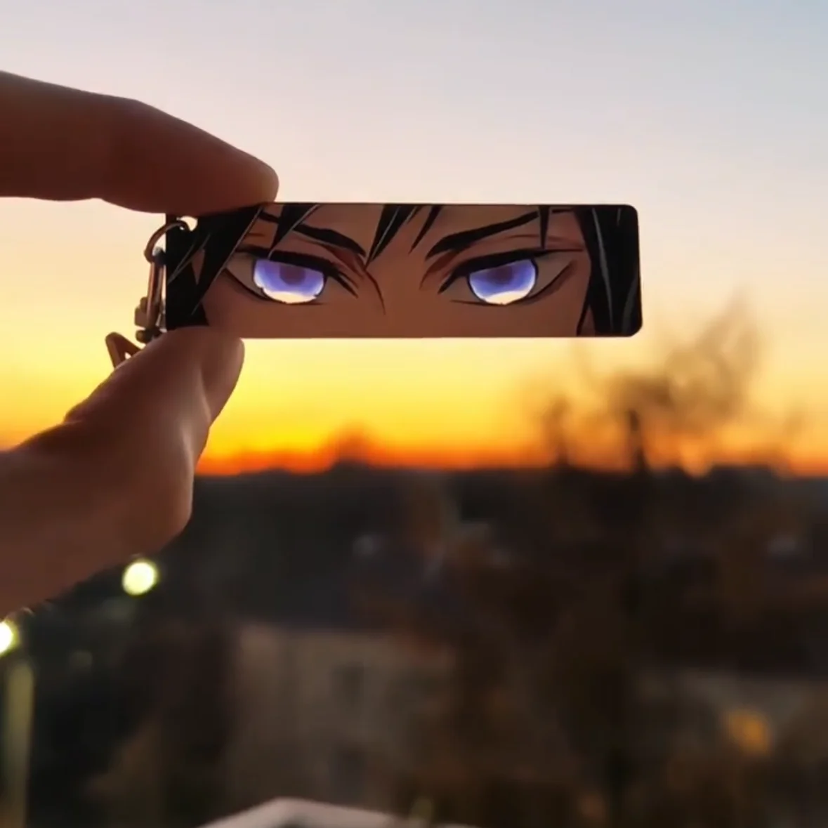 

Акриловый брелок в стиле аниме с прозрачными глазами - изысканные мини-коллекционные товары, милая сумка-подвеска для кошелька, аксессуар для косплея