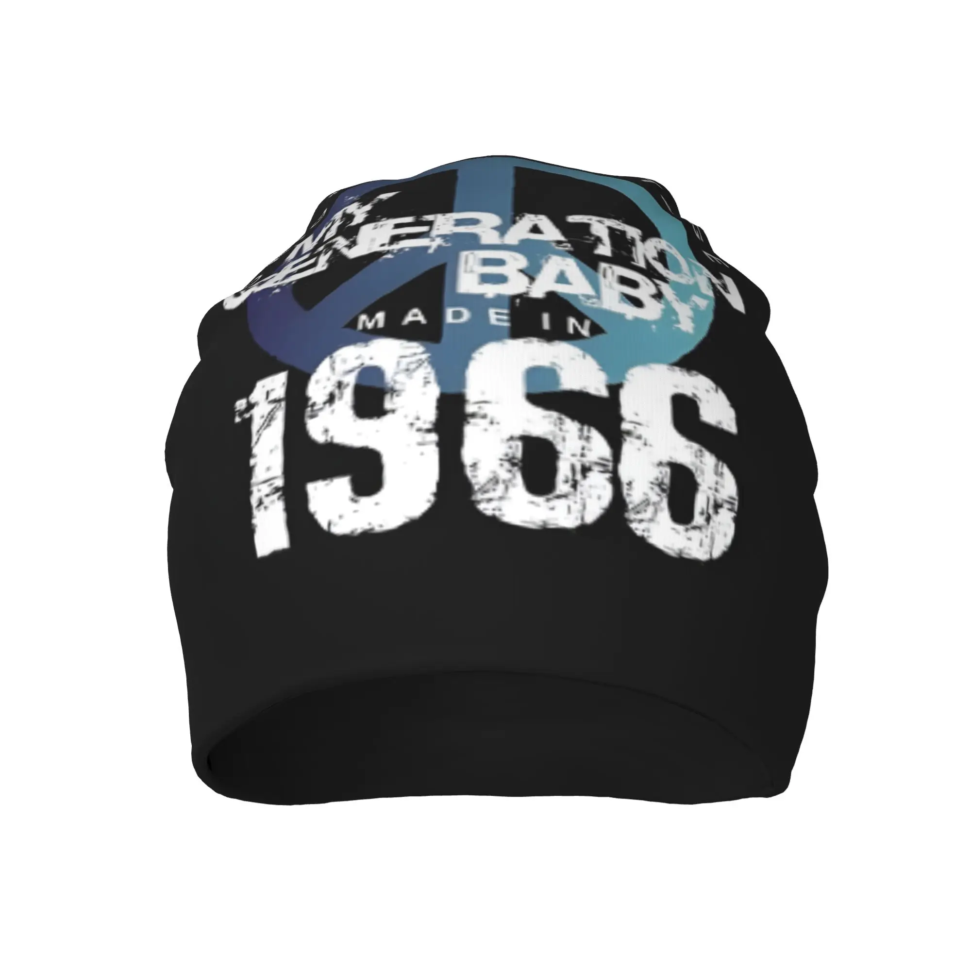 Y2k gorros 60 Years   Caps 1966 Birthday My Year T , My Generation Baby! Thin Hat Bonnet Hats Men Women's Street Ski Cap