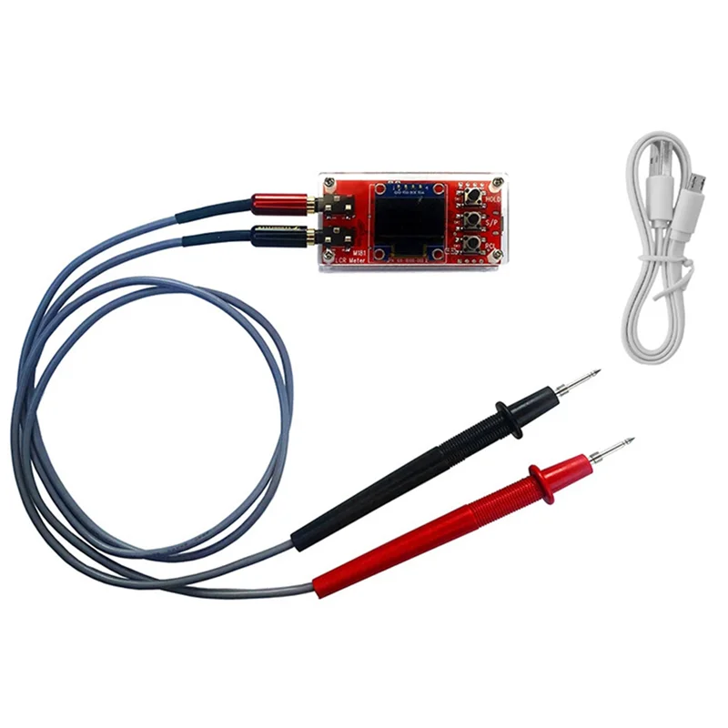 

【Покупайте сейчас】M181 Измеритель LCR 18101K DIY Kit 100 Гц 1 кГц Частота тестирования Высокоточная малоценная индуктивность Сопротивление и емкость