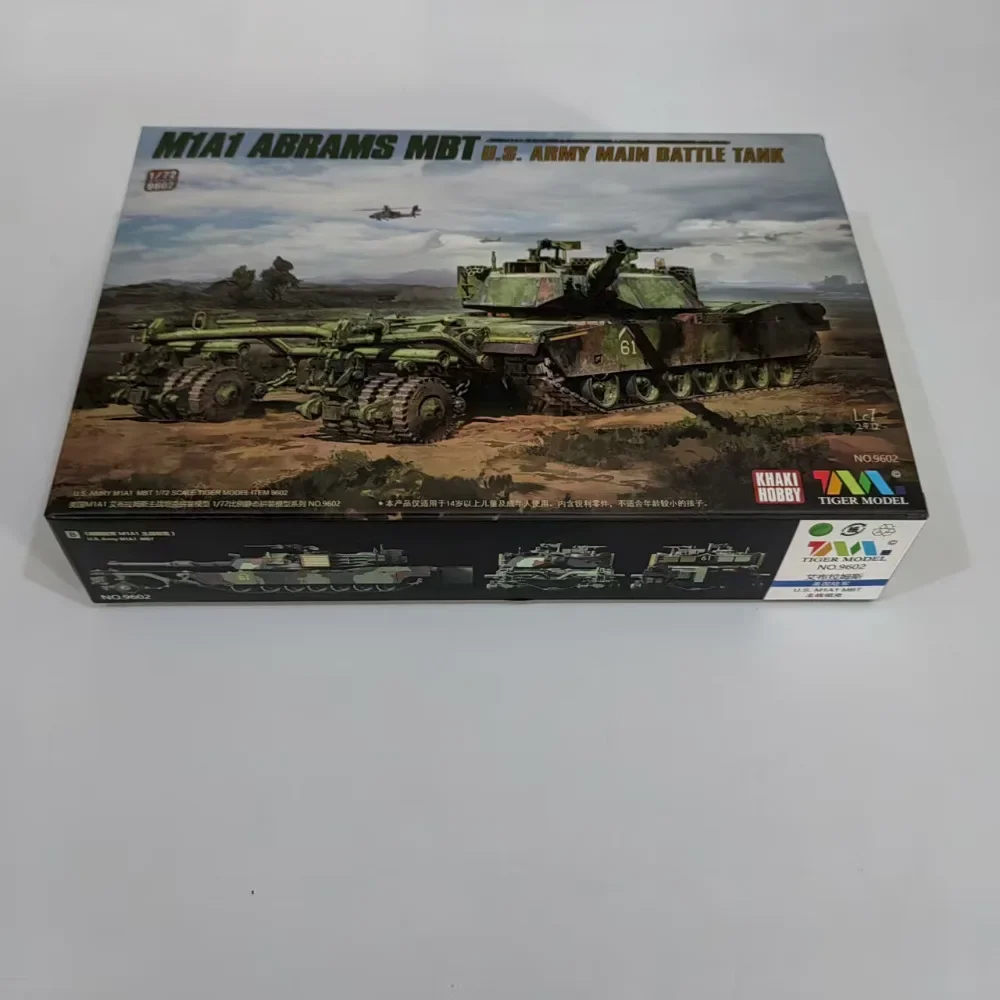 Tigre modèle 1/72 9602 M1A1 avec ensemble de rouleaux de Mine, Kit de modèle en plastique