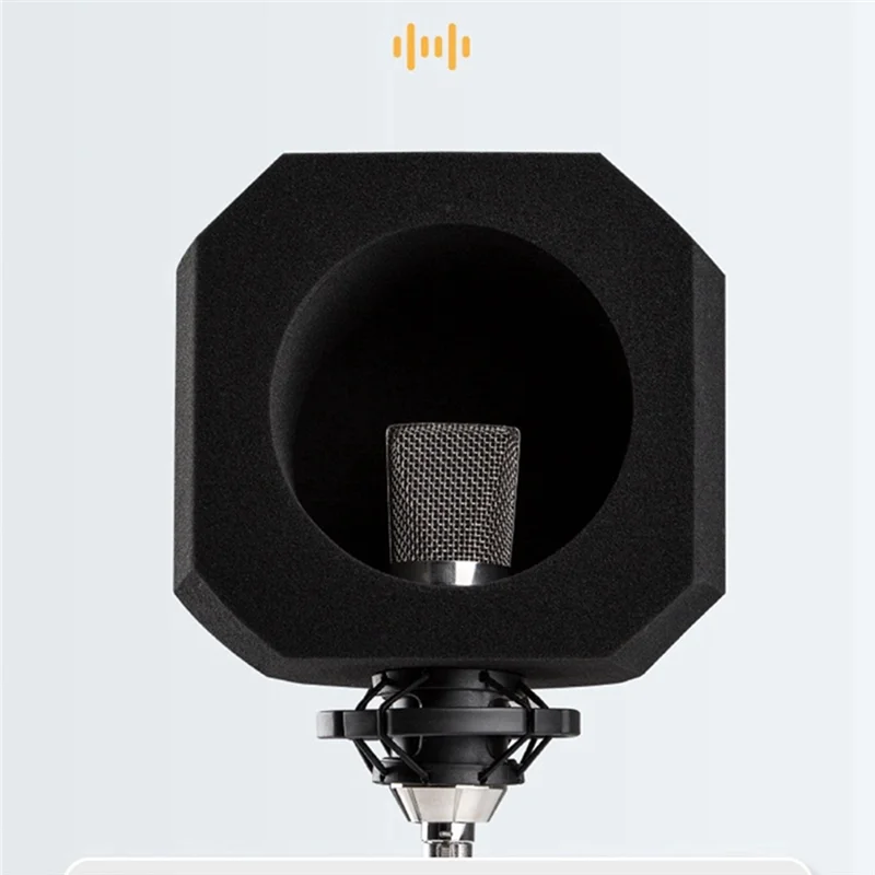 

1 Pcs Microphone Isolation Shield Mic Windscreen Foam Filter For Recording,Singing,Podcasts,Live Stream-N33R