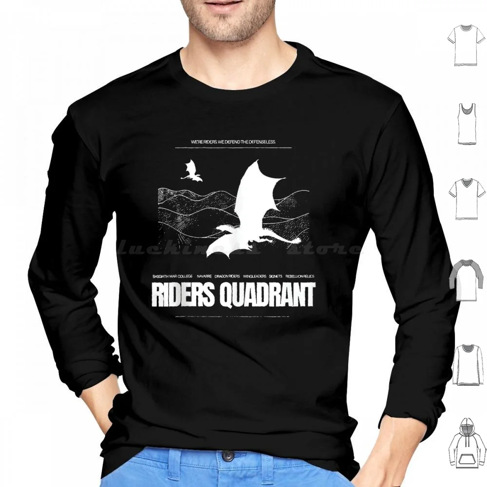 Riders Quadrant Basgiath War College Rebecca Yarros Tank Top Hoodie cotton Long Sleeve Wing Xaden Violet Sorrengail