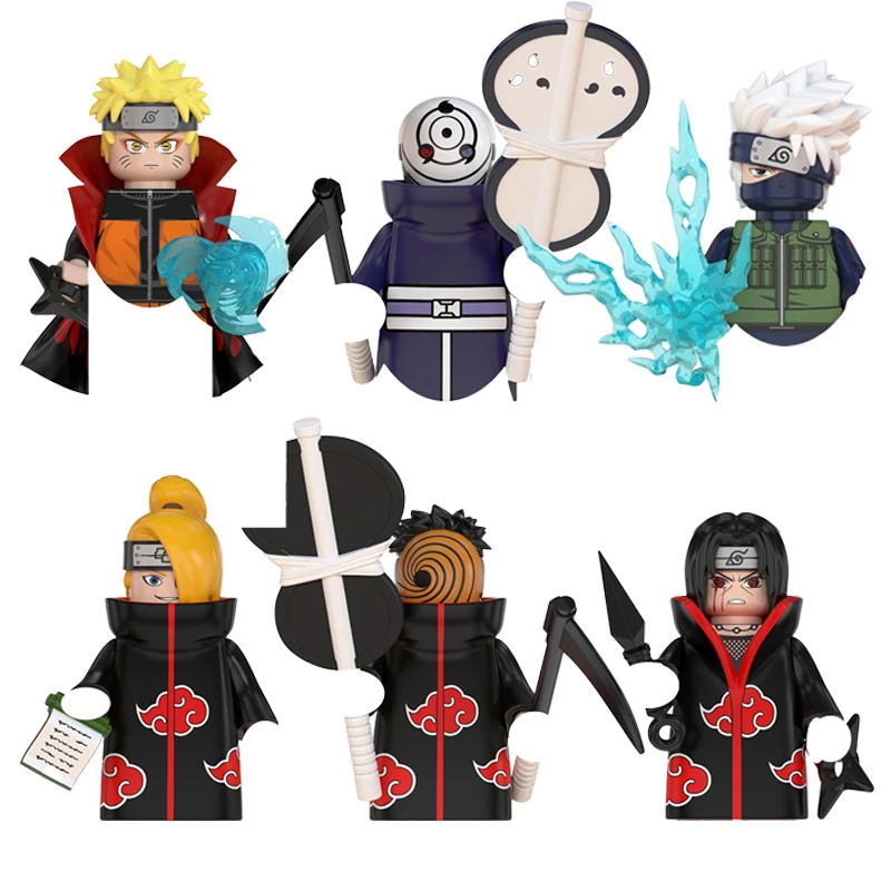 Anime Uzumaki Bakstenen Voor Geschenken Bouwstenen Speelgoed Mini Actie Figuren Minifiguren Collectie Diy Educatief