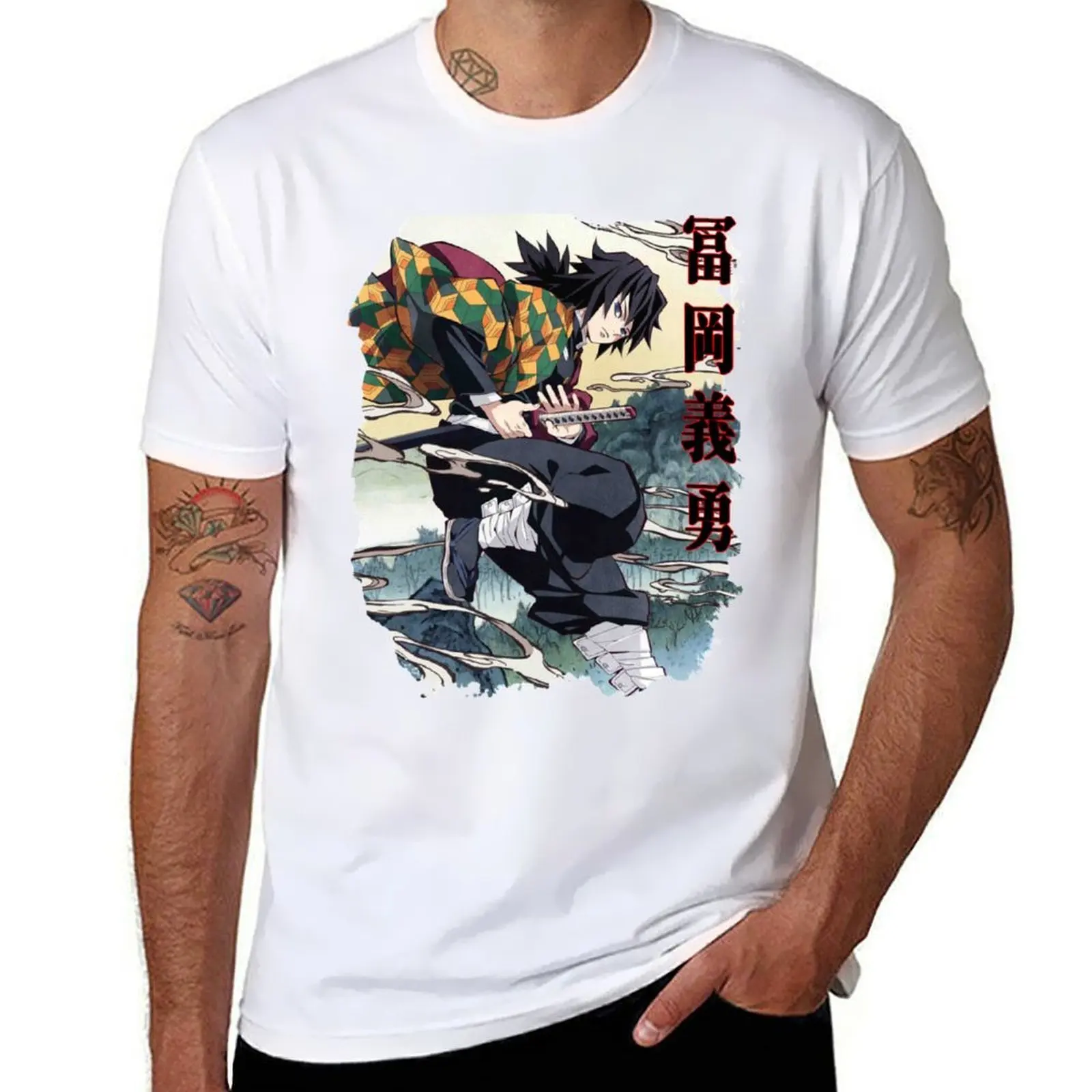 

Tomioka The Water Pillar T-Shirt t shirt for man 100 percent cotton man t shirt cotton T-Shirt