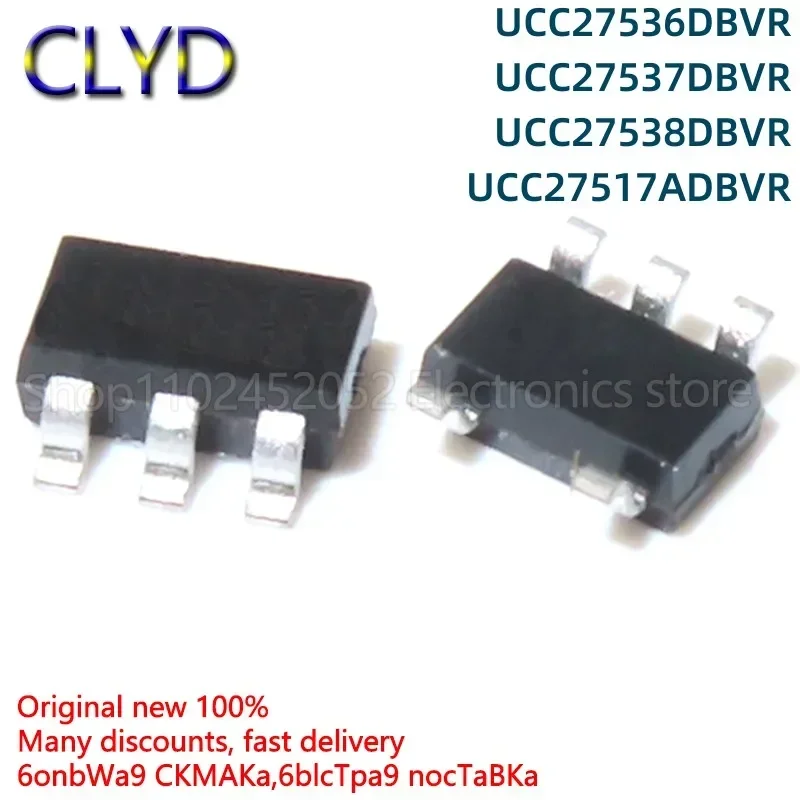 5PCS/LOT New and Original UCC27536/27537/27538/27517 DBV/DBVR/ADBV/ADBVR SOT23-5