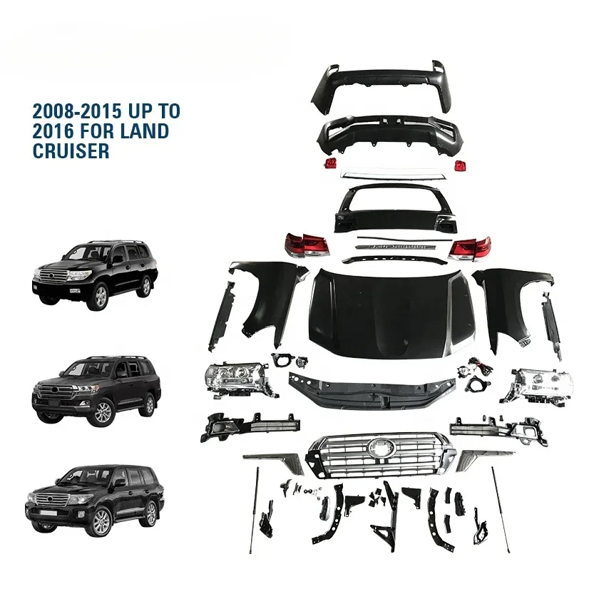 

New Arrival New Items Body Kit For Land Cruiser FJ200 LC200 2008 - 2015 Upgrade To 2016