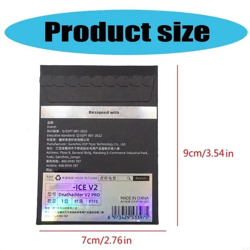 Games Competitie Level Mouse voeten Skates Gildes voor Death Adder V2 Mouse Glides