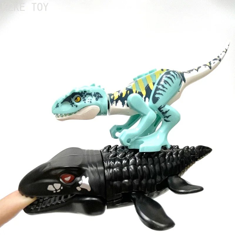 Jurássico dinossauro blocos de construção brinquedos parque compatível grande marca presentes simulação animal rex raptor ankylosaur meninos