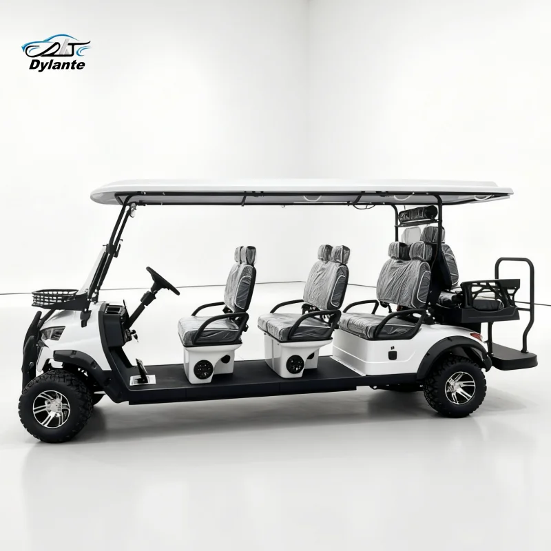 Luxury 4 6 8 Seater Electric Golf Carts Prices Buggy Car For Sale Chinese 4 wheel 5000w 7000w Golf Cart Electric