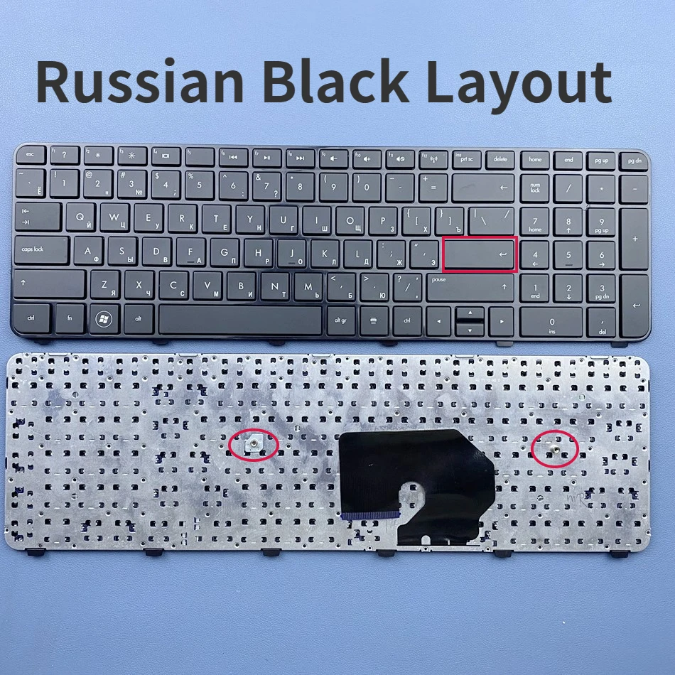 

Русская клавиатура для HP Pavilion DV7-6000 DV7-6100 DV7-6200 DV7-6B56NR DV7-6B55DX DV7-6C95DX Series