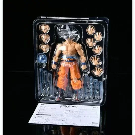 

Original in Stock Bandai Dragon Ball Super S.H.Figuarts Son Goku Ultra Instinct SHF Ultra Instinct Model of Toy Action Figures