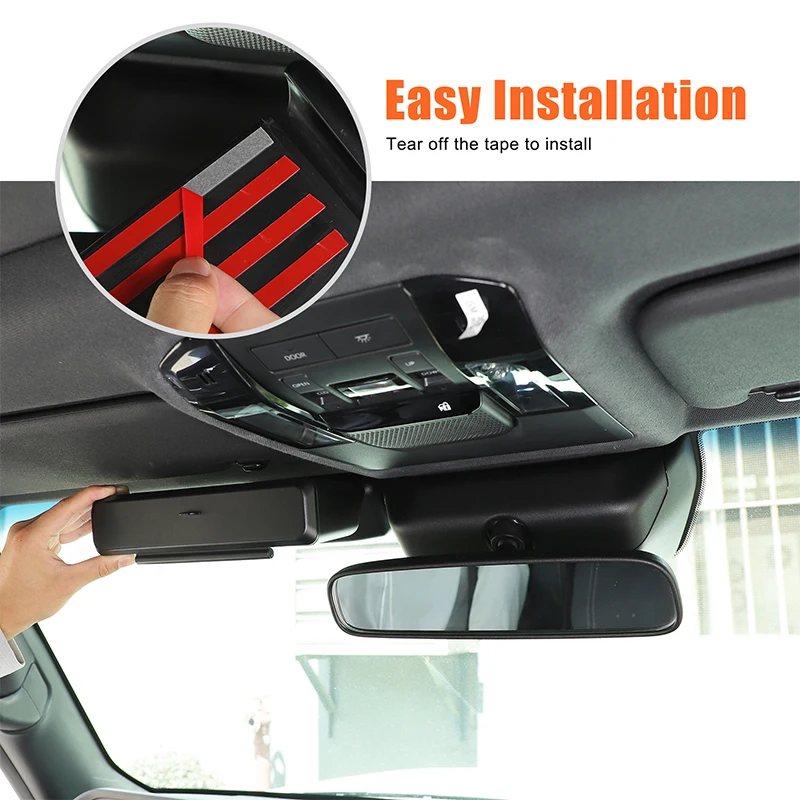 

For Toyota Land Cruiser 250 Prado J250 LC250 2024 2025 Car Glasses Case Rearview Mirror Glasses Frame Storage Box Accessories