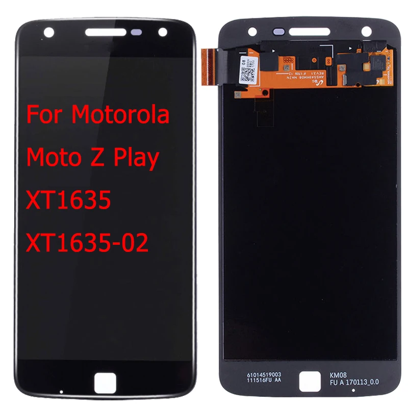 For Motorola Moto Z/Z Play/Z2 Play/Z3 Play/Z4 Play LCD Display Touch Screen XT1635 XT1650 XT1710 XT1929 XT1980 LCD