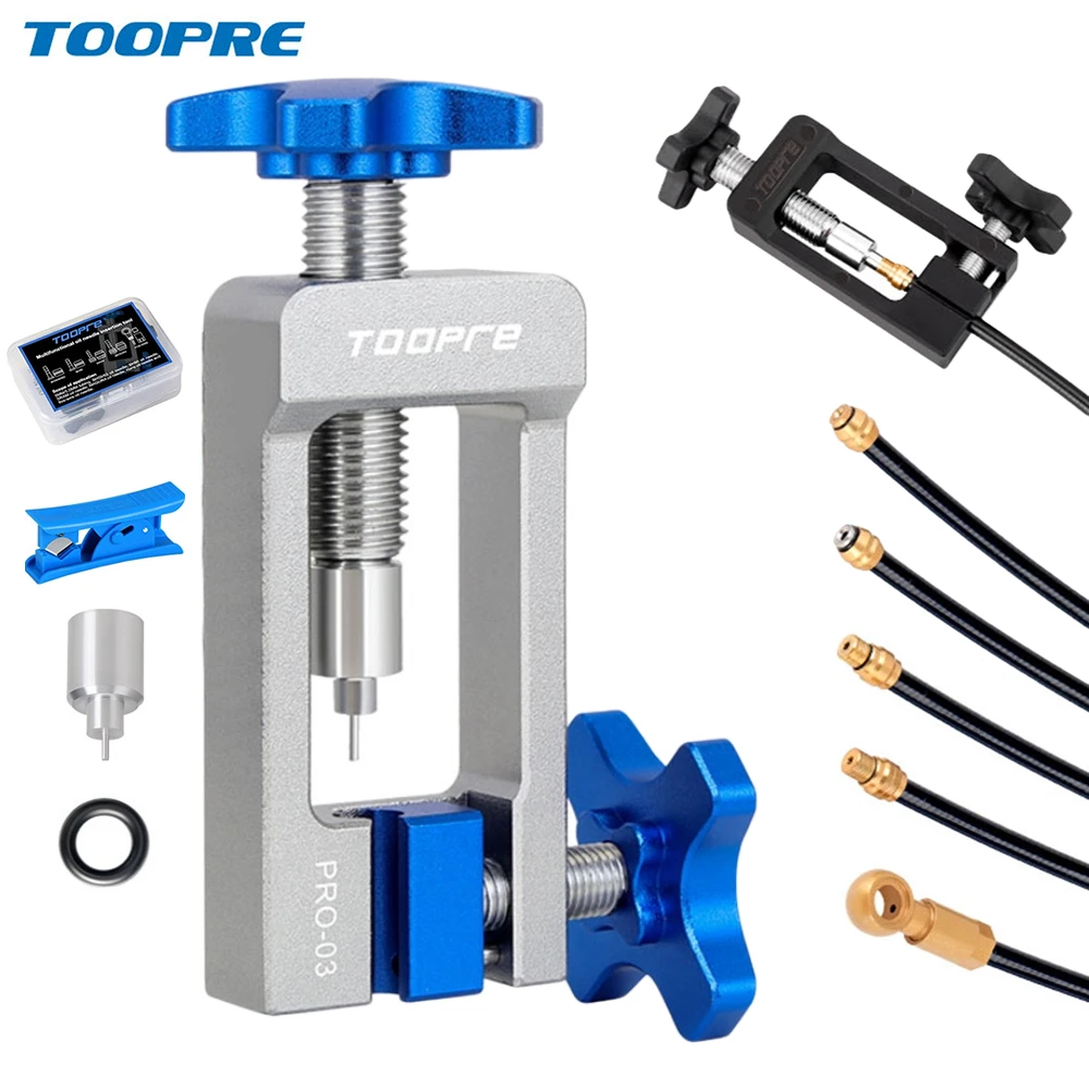 TOOPRE Bicycle Oil Needle Insertion Tools Aluminum Alloy Bike Hydraulic Disc Brake Hose Inserting Needle Tubing Cutter Tools