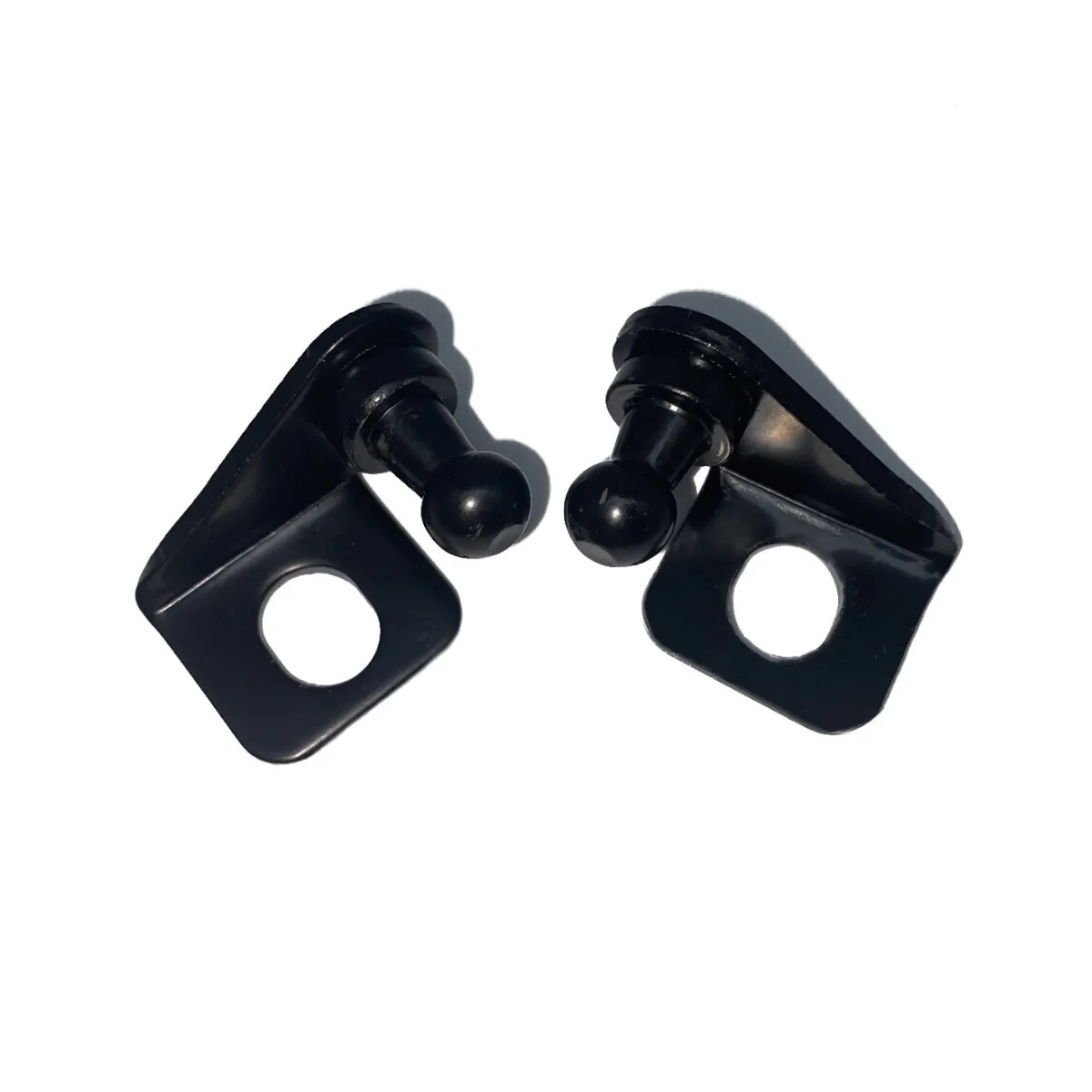 Soportes de montaje de perno de bola de coche, conector Universal de 2 piezas, 10mm, para resortes de Gas, soporte de elevación de choque