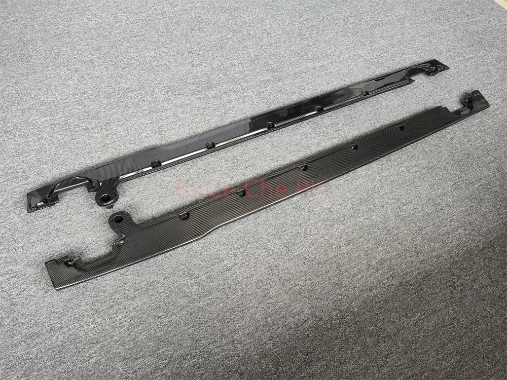 For the 18-23 Bentley Continental GT W12 Limited Edition Carbon Fiber Body Kit Side Skirt Door Sill Addition