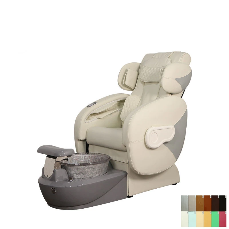 OEM&ODM No Plumbing Spa Nail Salon Furniture Manicure And Pedicure Chair With Massage