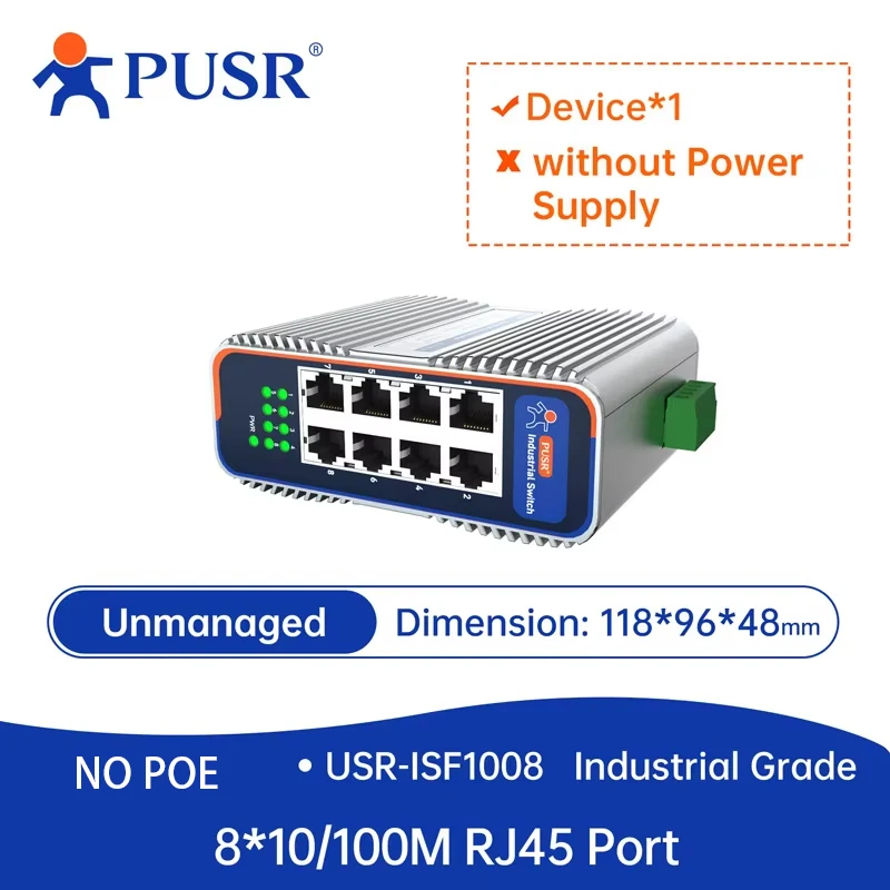 Variant: 8Port 100Mbps No POE