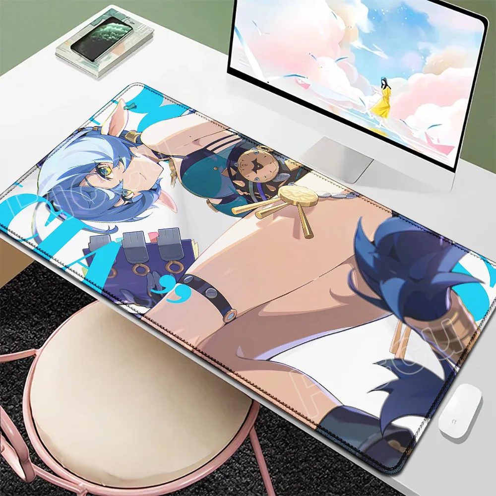 

New Kawaii ZZZ Lucia Mouse Pad Laptop Gaming Anime Girl Keyboard Pad PC Cabinet Mousepad Laptop Gamer Zenless Zone Zero Desk Mat