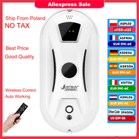 Electronic Robot Vacuum Cleaner Window Cleaning Auto Working Electric Glass Limpiacristales Remote Control For Home
