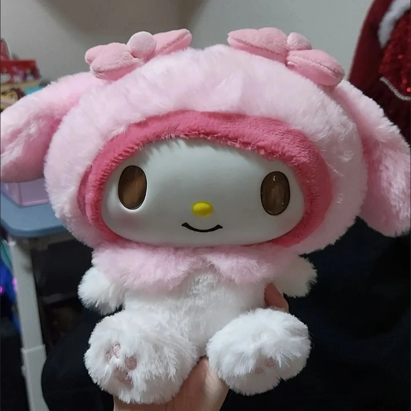Sanrio Nowa My Melody Kawaii Anime Pluszowa Lalka Mówiąca Lalka Modny Trend Luksusowy Zmysł Stylu Zabawki Mówiące Prezenty dla Dziewczynek