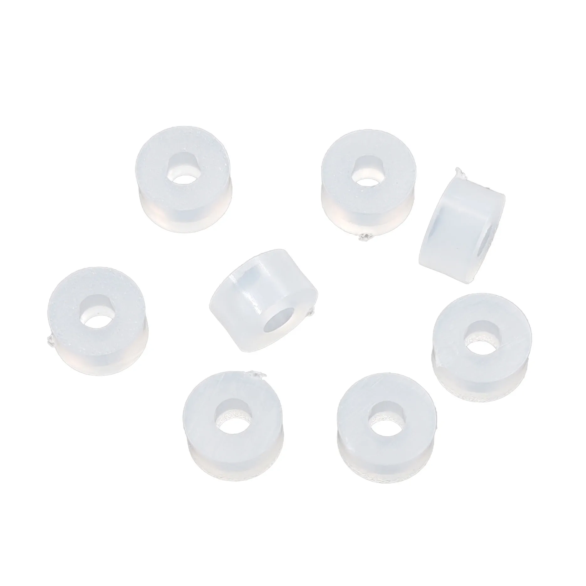 2A Bianco Gomma Morbida Manicotto Manicotto Dell\'albero 2 MM Asse Scientifico e Tecnologico Parti di DIY Modello di Auto Giocattolo Accessori 100