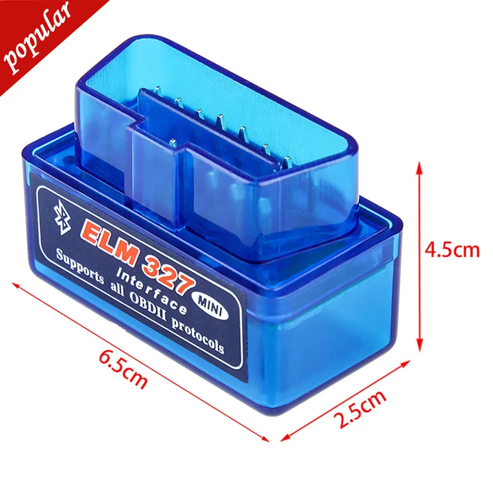 2024 Super Mini ELM327 Bluetooth Module 2.1 Version OBD2 Mini Elm 327 V2.1 Car Diagnostic Scanner Tool For ODB2 OBDII Protocols