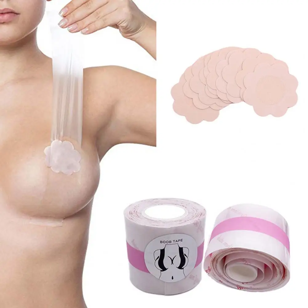 Mini 1 Set Stylish Breast Lift Boob Tape Elastic Chest Lifter Comfortable   for Women